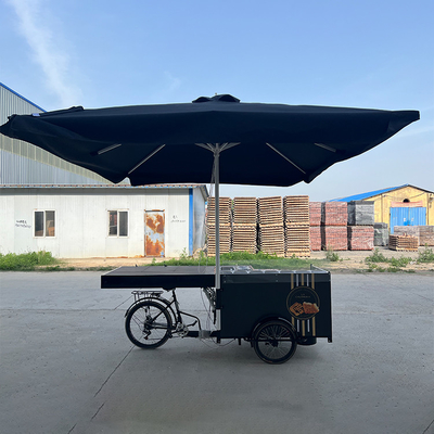 커피 카트 음식 판매 자전거 편리한 음식 서비스 L2700*W800*H2200mm