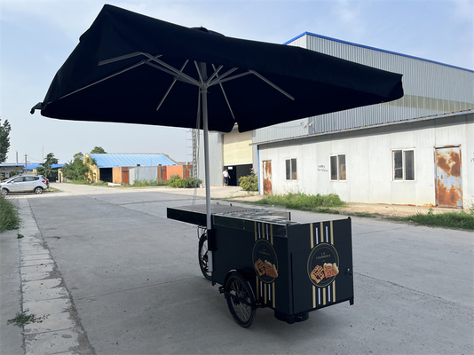 커피 카트 음식 판매 자전거 편리한 음식 서비스 L2700*W800*H2200mm
