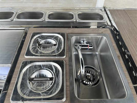 커피 카트 음식 판매 자전거 편리한 음식 서비스 L2700*W800*H2200mm