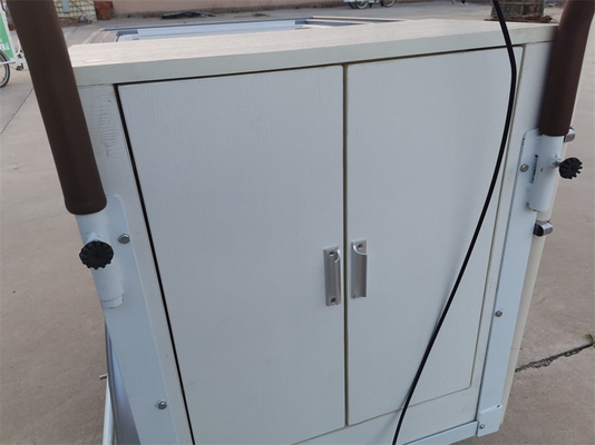 220V/380V 다기능 야외 아이스크림 자전거 카트 핫도그 음식 자전거 80kg 용량