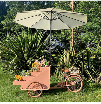 야채 가공 공장 이동 커피 자전거 카트 L200.00cm*W95.00cm*H110.00cm