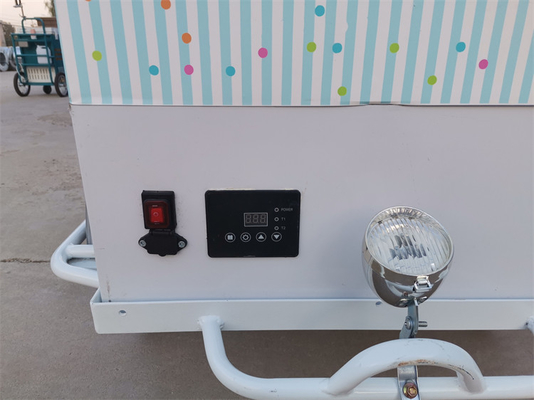 물 시스템 포함 스테인리스 스틸 패스트 푸드 트레일러 트럭 삼륜자동 이동식품 카트