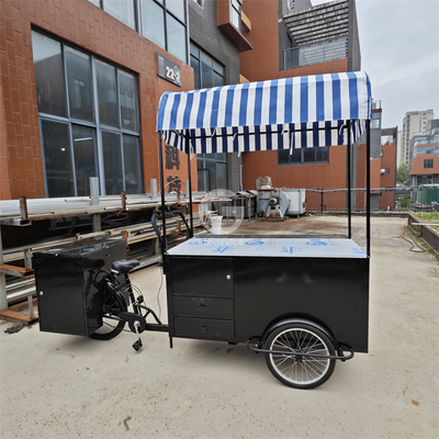 레스토랑 아름다운 디자인 장식 디스플레이 110*70cm 삼륜구동 음식 카트 우산