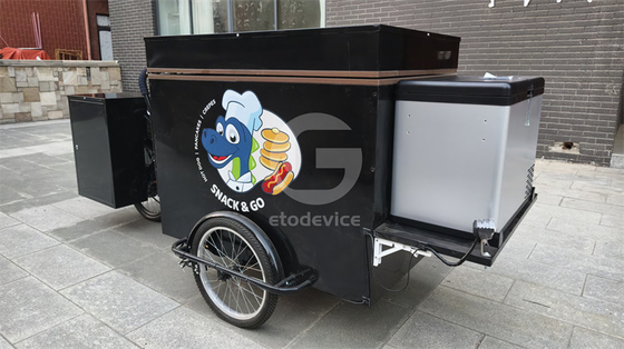 다기능 아침식사 전기 삼륜구동 음식 카트 자전거 카트