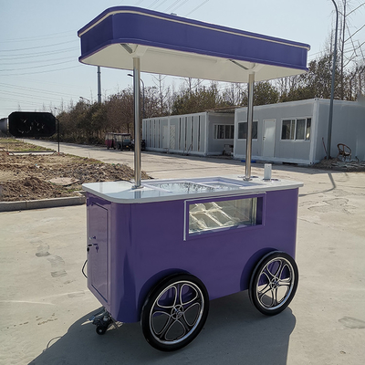 젤레토 아이스크림 포세티 카트 아이스크림 카트 아이스크림 푸시 카트