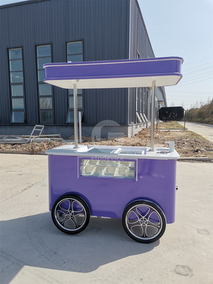 여름 인기 길거리 애플리케이션 젤라토 카트 이탈리아 아이스크림 카트 CE