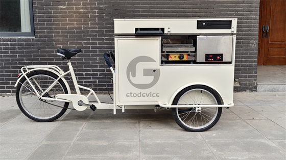 200W 아이스크림 푸시 카트 맞춤식 음식 간식 카트 조작이 쉽습니다