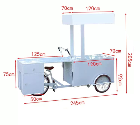220V/380V 현대 도시 풍경용 자전거 크레프 트레일러 조작 용이